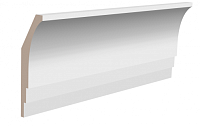 Плинтус потолочный из ЛДФ Ultrawood CR0026W 2.44
