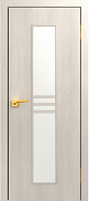 Межкомнатная дверь МДФ ламинированная Юни Стандарт С-19, Беленый дуб