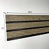 Декоративная реечная панель из полистирола Grace 3D Rail Дуб антик, 2800*120*10 мм фото № 5