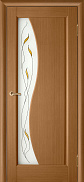 Межкомнатная дверь массив сосны Vilario (Стройдетали) Руссо ДЧ, Орех