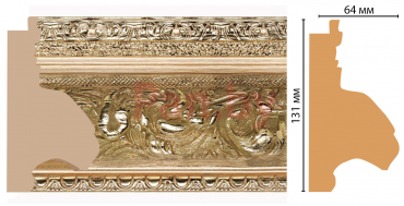 Декоративный багет для стен Декомастер Ренессанс 947-956 фото № 2