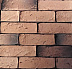 Декоративный искусственный камень Polinka Кирпич шамотный гипсовый угловой литой У0304, коричневый фото № 1