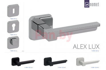 Ручка дверная Nomet Lux Alex Lux T-1411-127.P61 (черный матовый) фото № 2