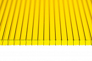 Поликарбонат сотовый Sotalight Желтый 6мм