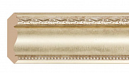 Плинтус потолочный из пенополистирола Декомастер Матовое серебро 155-937 (51*51*2400мм)