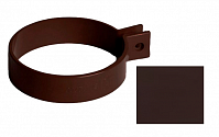 Хомут (кронштейн) водосточной трубы Gamrat ПВХ D-90, Темно-коричневый