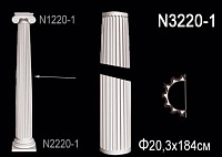 Полуколонна из полиуретана Перфект N3220-1