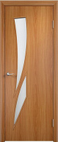 Межкомнатная дверь МДФ ламинированная Verda C2 Миланский орех Мателюкс матовый
