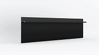 Плинтус напольный алюминиевый Laconistiq Regular скрытый черный матовый порошковый