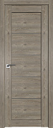 Межкомнатная дверь царговая экошпон ProfilDoors серия XN Модерн 2.11XN, Каштан темный Мателюкс графит