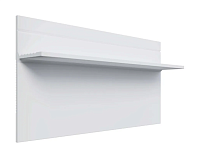 Плинтус напольный алюминиевый AlPro13 7208 Panel теневой белый грунт