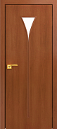 Межкомнатная дверь МДФ ламинированная Юни Стандарт С-4, Итальянский орех