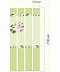 Панель ПВХ (пластиковая) с фотопечатью Кронапласт Unique Яблоневый цвет зеленый 2700*250*8 фото № 3