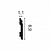 Плинтус напольный из дюрополимера Orac Decor SX165F гибкий фото № 2