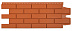 Фасадная панель (цокольный сайдинг) Grand Line Стандарт Клинкерный кирпич Терракотовый фото № 1
