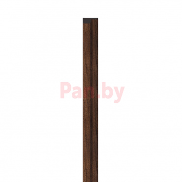 Финишная планка для реечных панелей из полистирола Vox Linerio L-Line Chocolate левая фото № 1