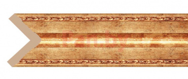 Молдинг из пенополистирола Декомастер Античное золото 116-552, угловой фото № 1