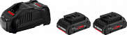 Комплект аккумулятора и зарядного устройства Bosch ProCORE18 V 4,0Ah 2 шт и GAL1880CV
