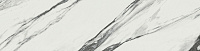 Ступень из керамогранита (грес) под мрамор Italon Charme Deluxe Статуарио Фантастико угловая левая 330x1200 с капиносом