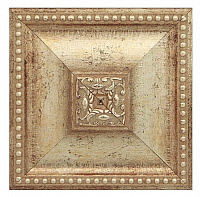 Вставка декоративная из пенополистирола Декомастер Венецианская бронза D209-127 (100*100*22 мм)