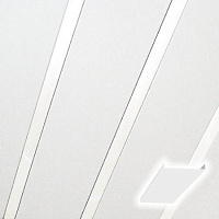 Реечный потолок Албес AN85A Белый матовый 3000*85 мм