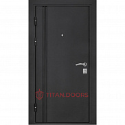 Входная дверь металлическая Titan.Doors Старт-1, Черный
