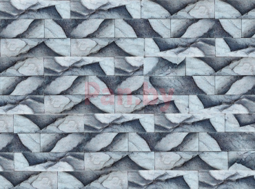 Декоративный искусственный камень Polinka Кирпичный скол  гипсовый 0806М, серый мрамор фото № 1