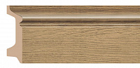 Плинтус напольный из полистирола Декомастер D122-83 (78*21*2400мм)