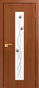 Межкомнатная дверь МДФ ламинированная Юни Стандарт С-Т2, Итальянский орех
