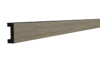 Декоративная интерьерная рейка из дюрополимера Decor-Dizayn 626-65SH, 3000*30*13
