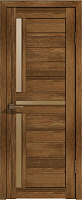 Межкомнатная дверь МДФ Лайт Light 16 Дуб корица Мателюкс бронза