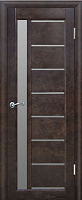 Межкомнатная дверь массив сосны Vilario (Стройдетали) Вега-9 ДО, Венге