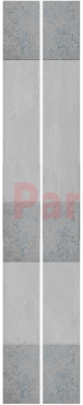 Панель ПВХ (пластиковая) с фотопечатью Кронапласт Unique Лотус грей фон 2700*250*8 фото № 1