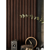 Декоративная реечная панель из полистирола Vox Linerio L-Line Chocolate 2650*122*12 мм