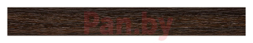 Декоративная интерьерная рейка из дюрополимера Decor-Dizayn 611-73SH, Темный орех 3000х30х20 фото № 2