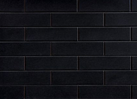 Клинкерная плитка для фасада Cerrad Nero 65x245