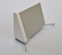 Заглушка для плинтуса ПВХ Pro Design Corner 570 Белый (для алюминиевого плинтуса, пара)