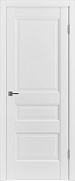 Межкомнатная дверь царговая экошпон Emalex E3 ДГ Ice