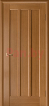 Межкомнатная дверь массив сосны Vilario (Стройдетали) Гутта ДГ, Орех (900х2000) фото № 1