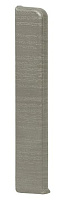 Заглушка для плинтуса ПВХ LinePlast LB020 Металлик Файн-лайн, 100мм (левая)