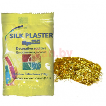 Блестки для жидких обоев Silk Plaster люрекс золото (10 гр) фото № 1