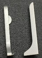Заглушка для плинтуса металлическая КТМ-2000 ПТ100 белый (пара)