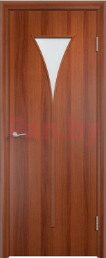 Межкомнатная дверь МДФ ламинированная Verda C4 Итальянский орех Мателюкс матовый фото № 1