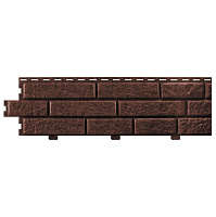 Фасадная панель (цокольный сайдинг) FineBer Brickhouse Кирпич коричневый