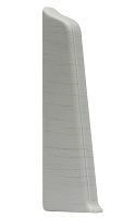Заглушка для плинтуса ПВХ LinePlast LS016 Графит, 85мм (левая)