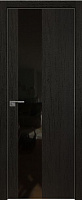 Межкомнатная дверь экошпон ProfilDoors серия ZN Модерн 5ZN, Даркбраун Черный лак (кромка матовая, 4-сторон)