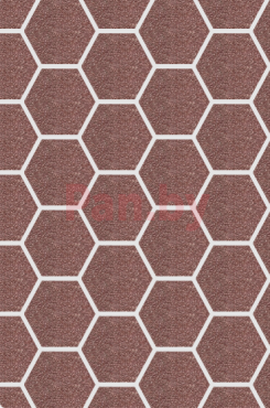 Гибкая фасадная панель АМК Соты однотонный 403 фото № 1