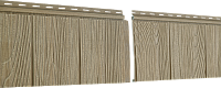 Фасадная панель (цокольный сайдинг) Ю-пласт Hokla S-Lock Щепа Натуральный орех