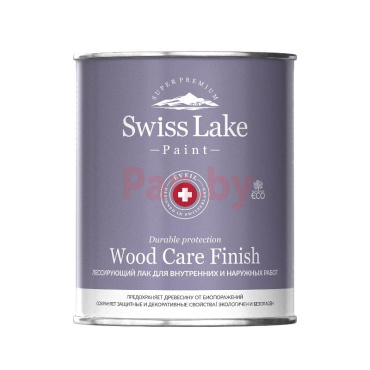 Лак акрилат-полиуретановый универсальный Swiss Lake Wood Care Finish 0,9 л фото № 1