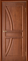 Межкомнатная дверь массив сосны Vilario (Стройдетали) Моне ДГ, Махагон
